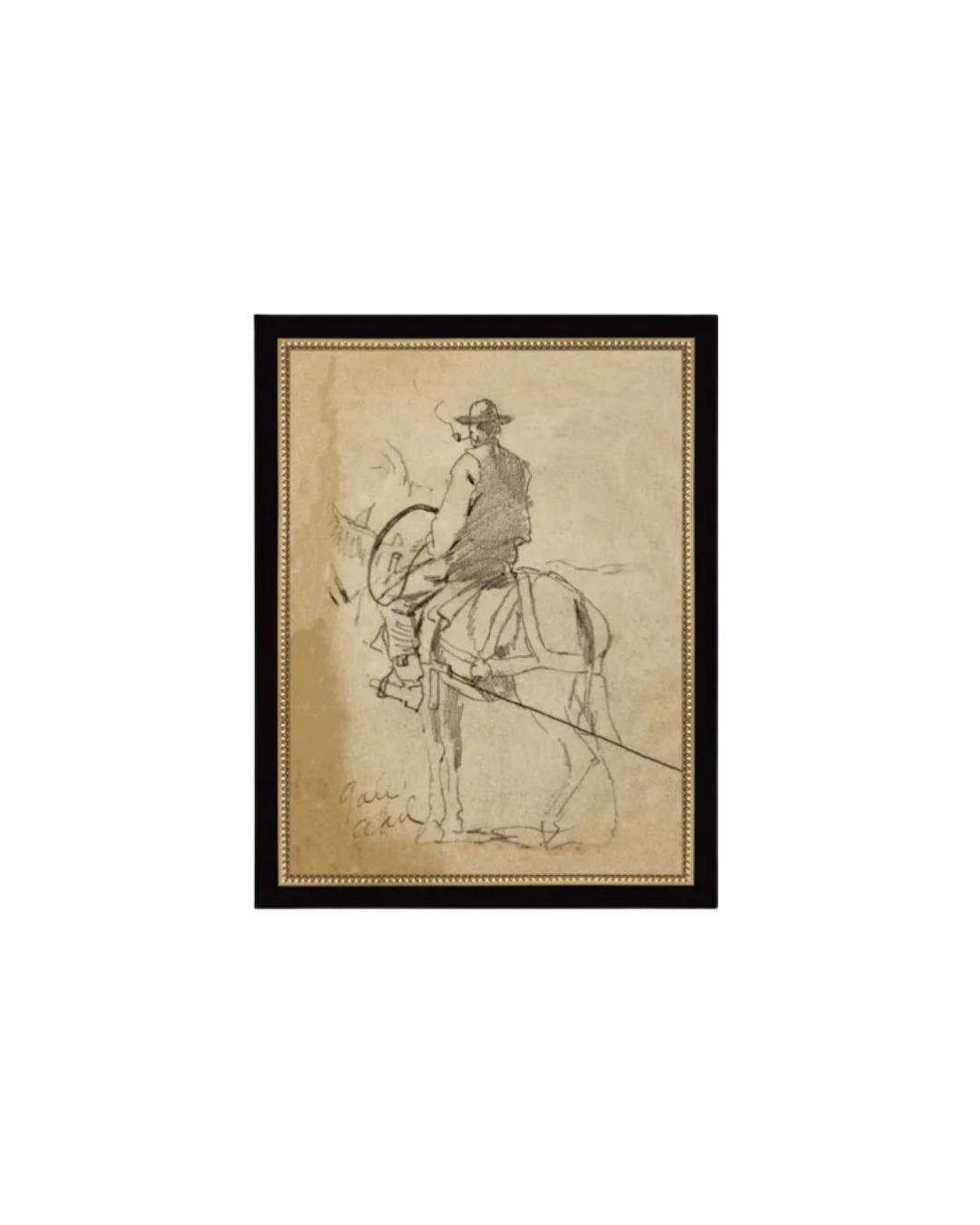 Petal Lane Home, Man Riding a Horse