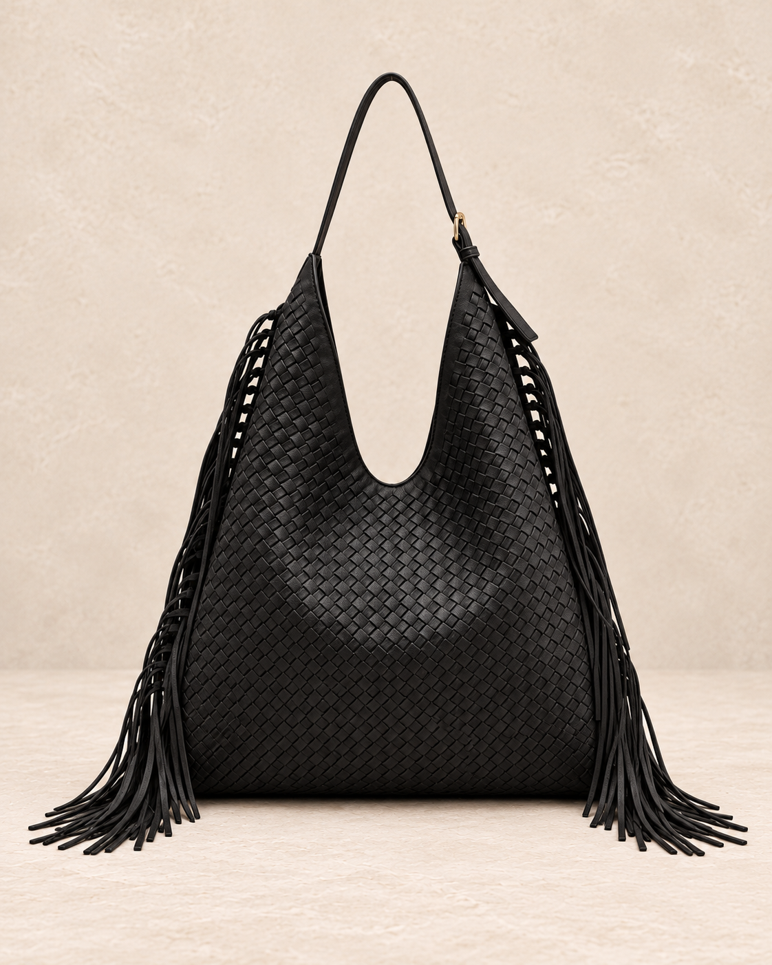 Woven Fringe Tote