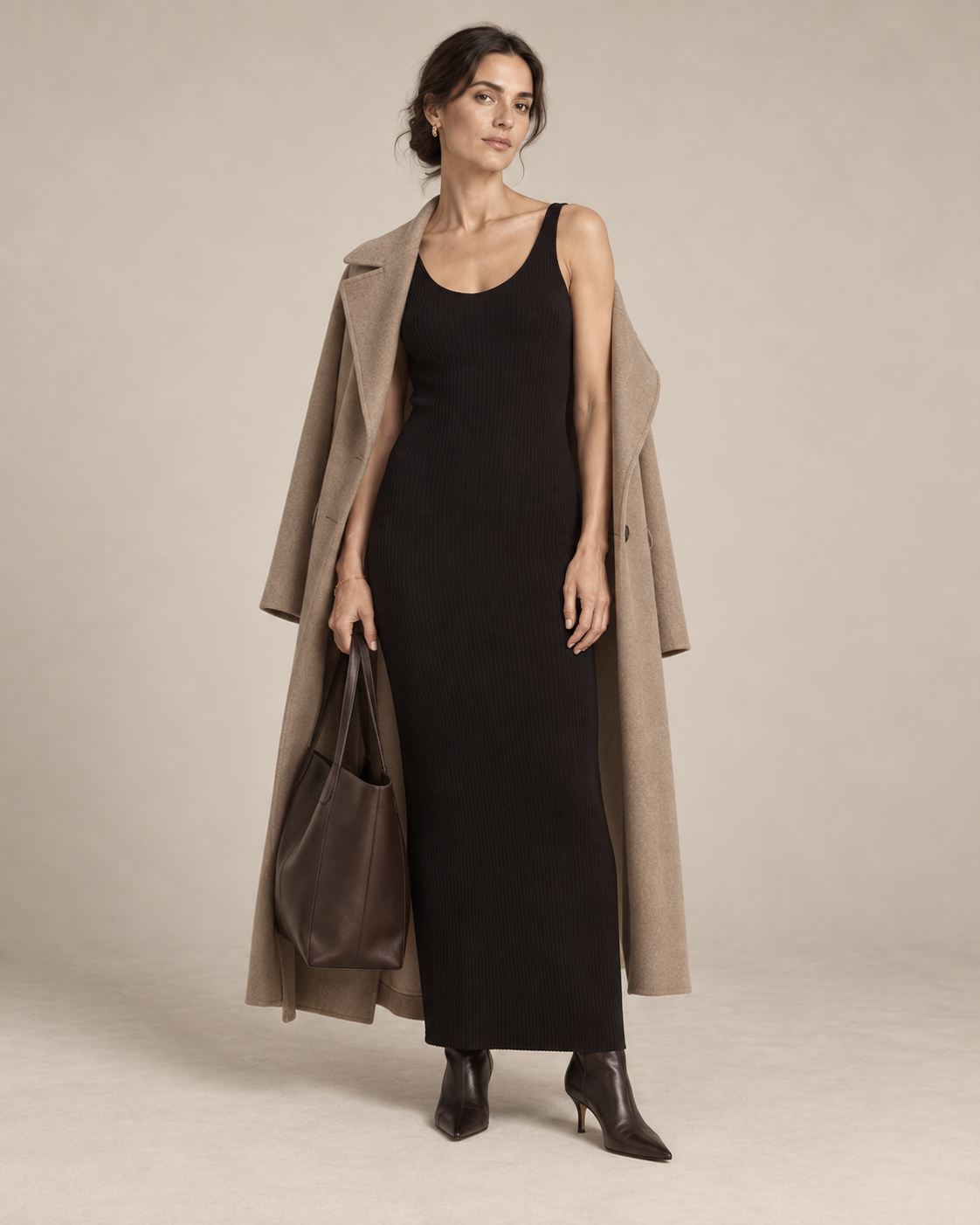 enza costa terry knit cardigan dress Costa, Slim Tank sustainable metallic gold long formal wear