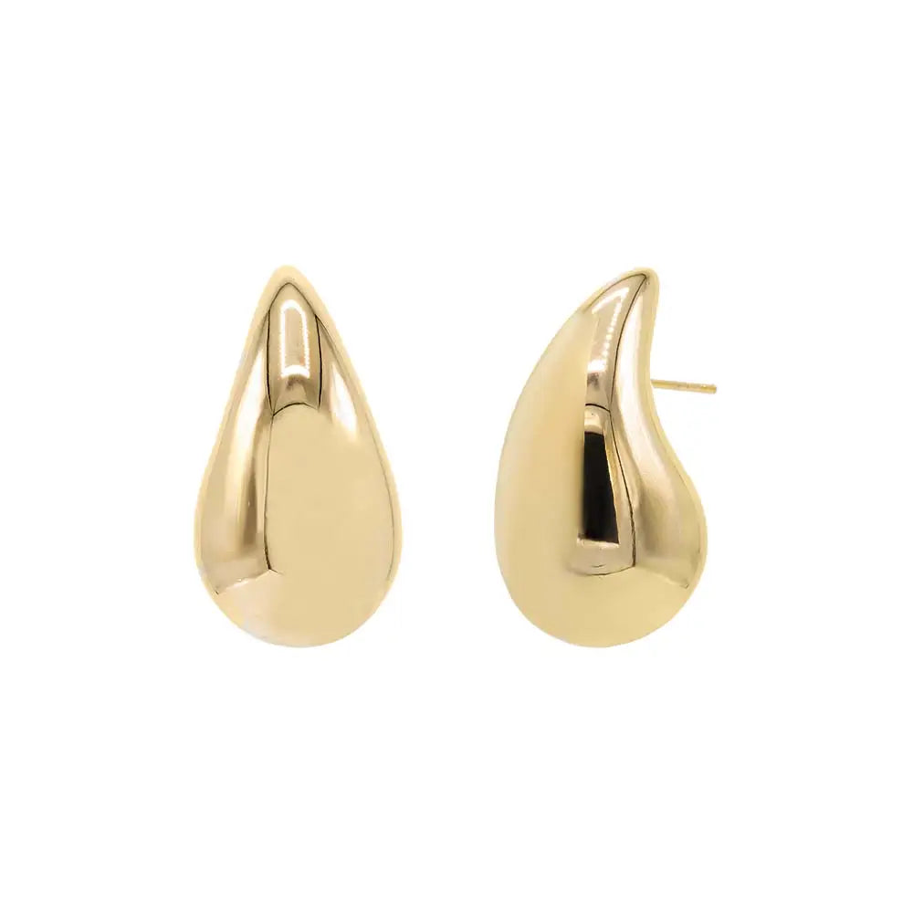 Chunky Drop Earring, Gold