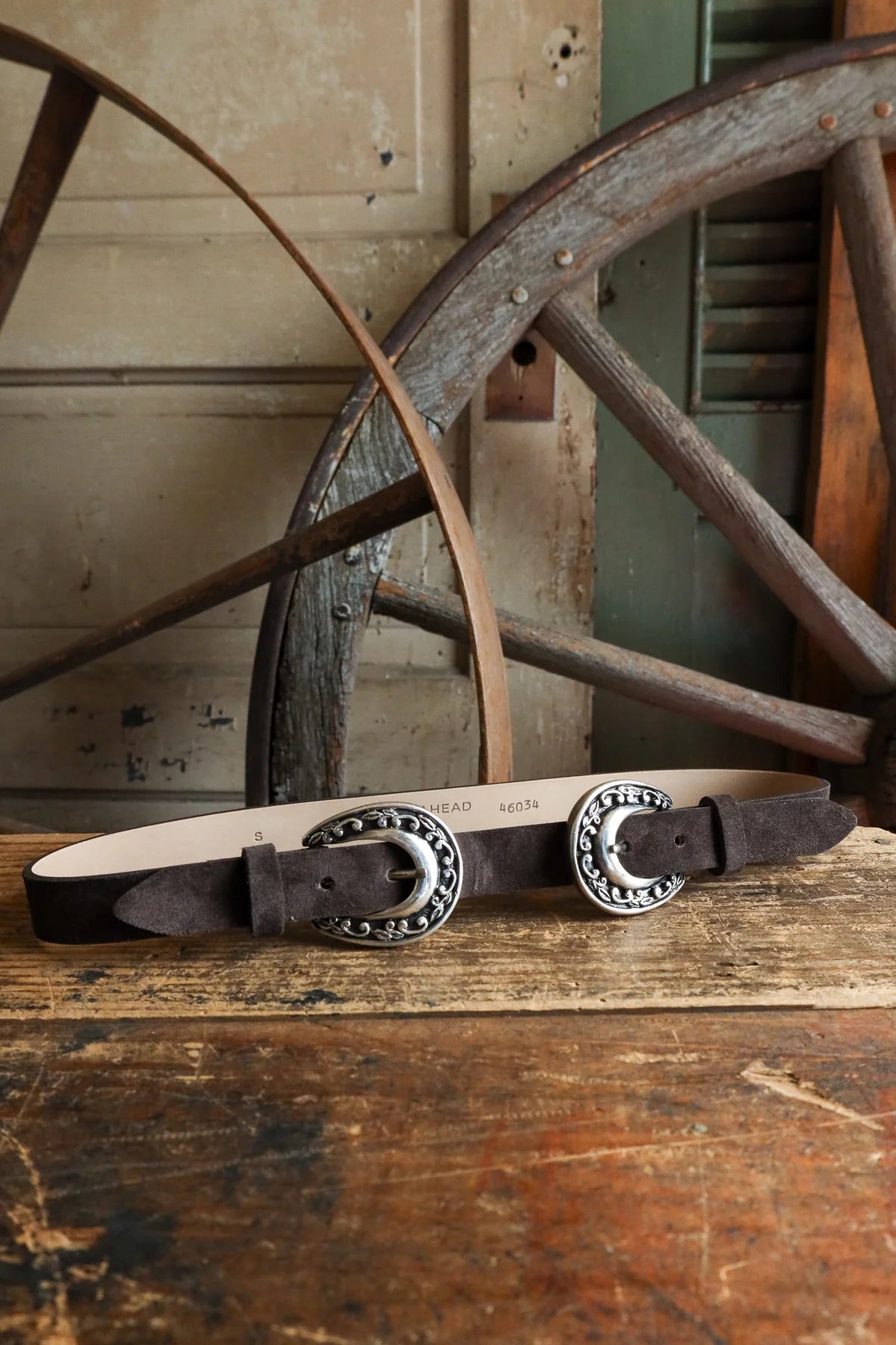 Silver Double Buckle Belt