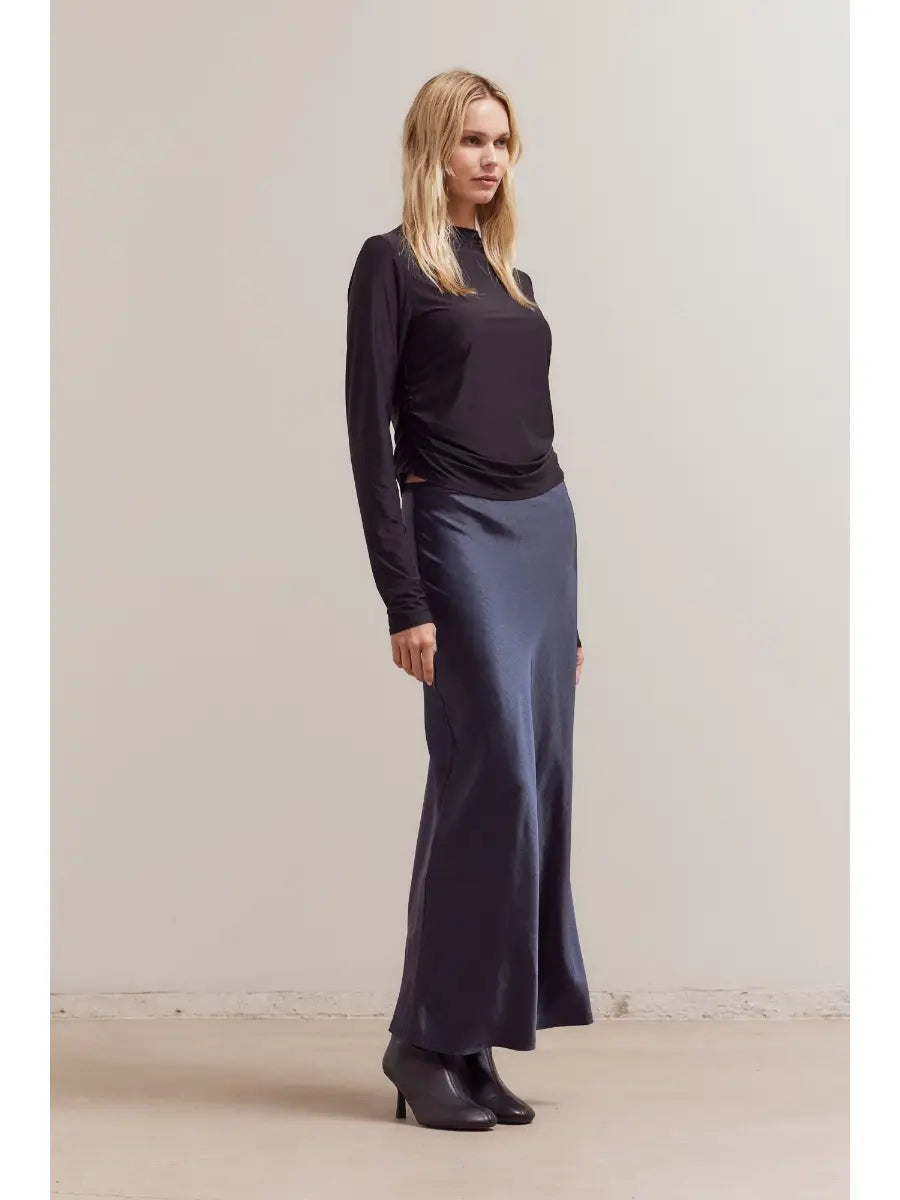 le field, Satin Maxi Skirt