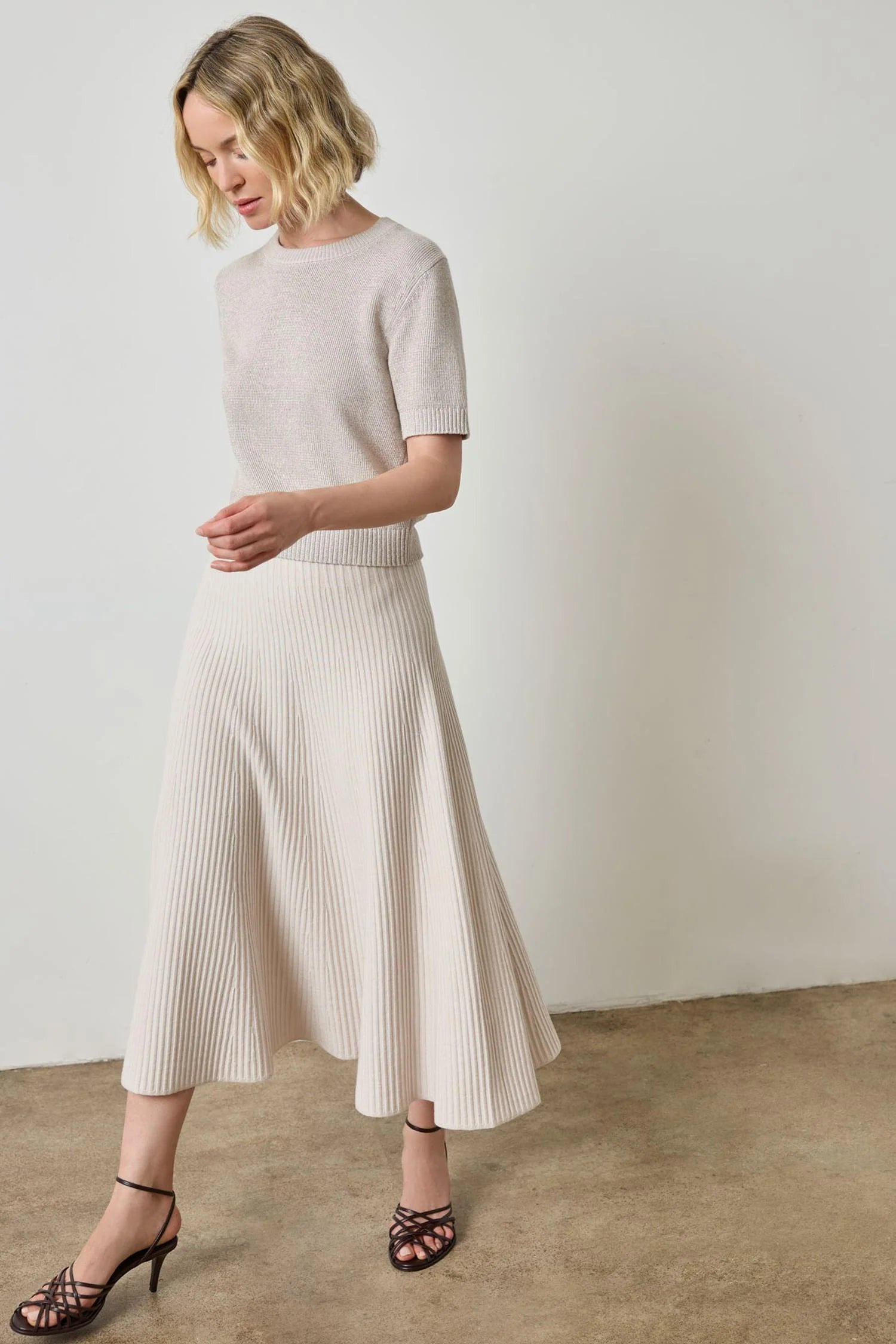 Lilla P, Flare Knit Skirt