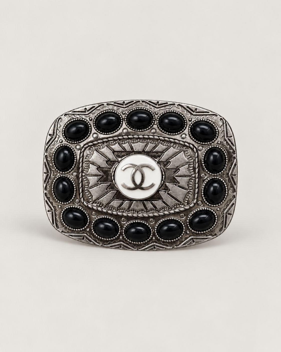 Noir Concho Buckle