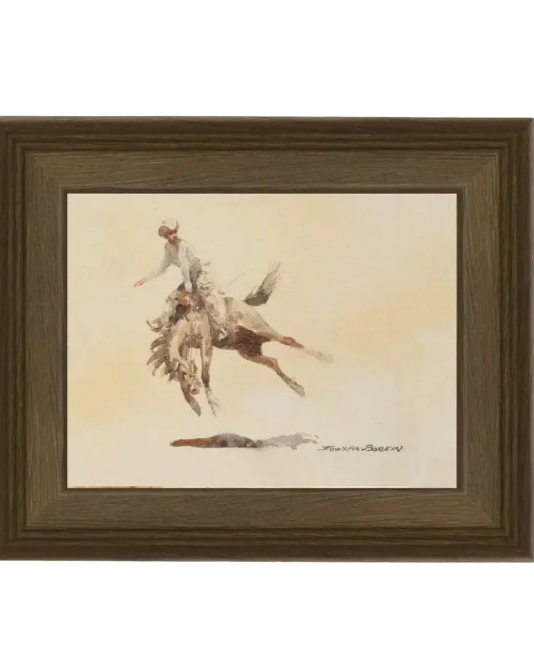 Petal Lane, Bucking Rider 10 x 8