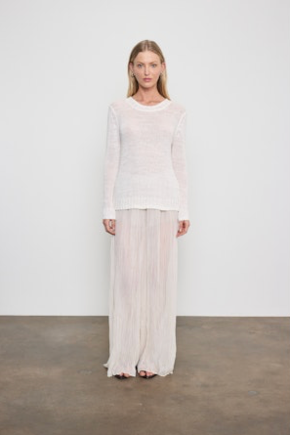 Enza Costa, Linen Crew Neck