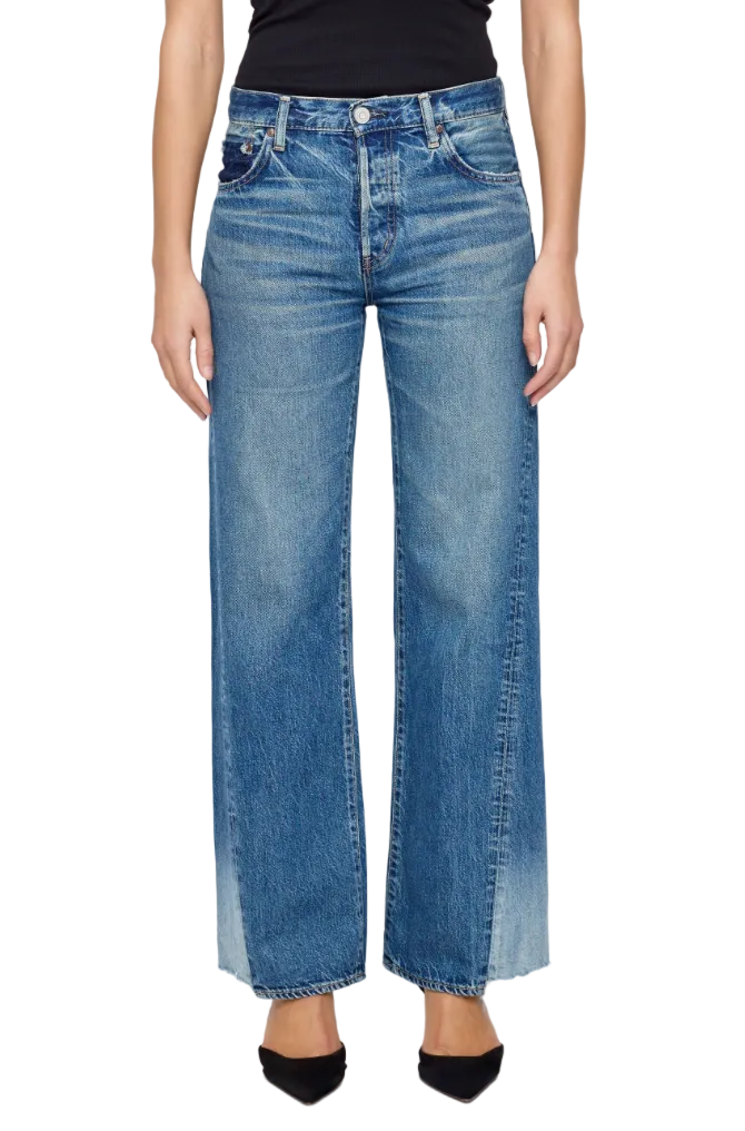 Moussy, Panel Wide Denim