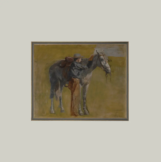 Petal Lane Home, Study for Cowboys