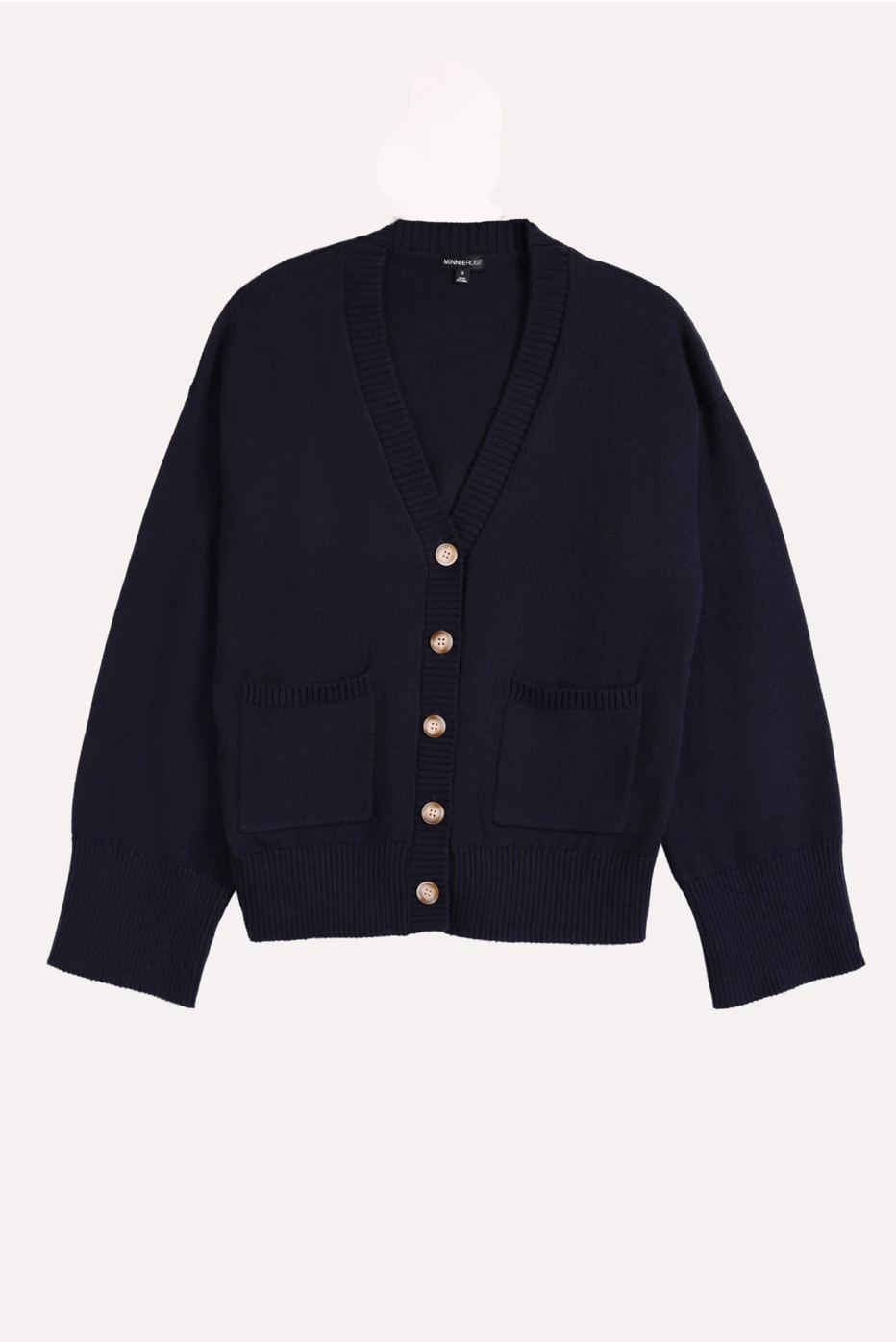 Minnie Rose, V Neck Cardigan