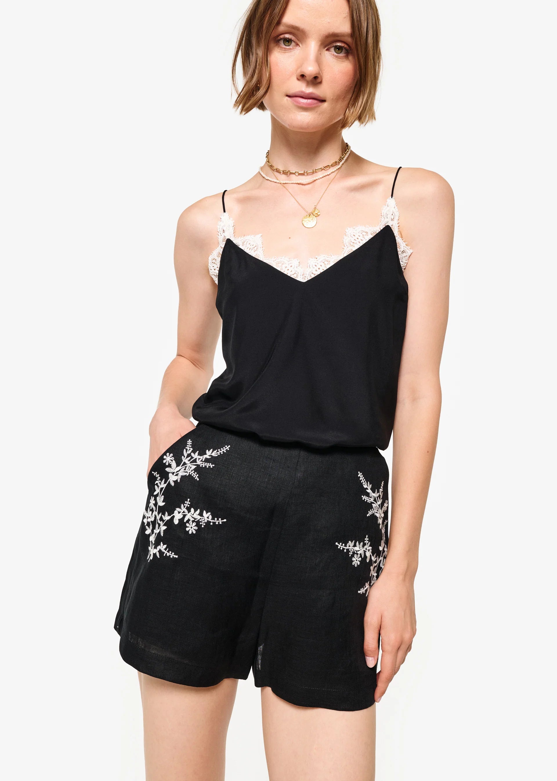 Cami NYC, Thessaly Linen Short