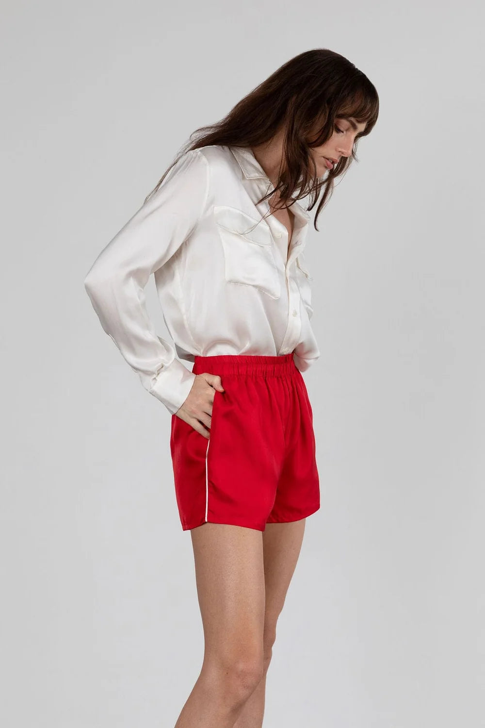 Anaphe, Silk Utility Shirt