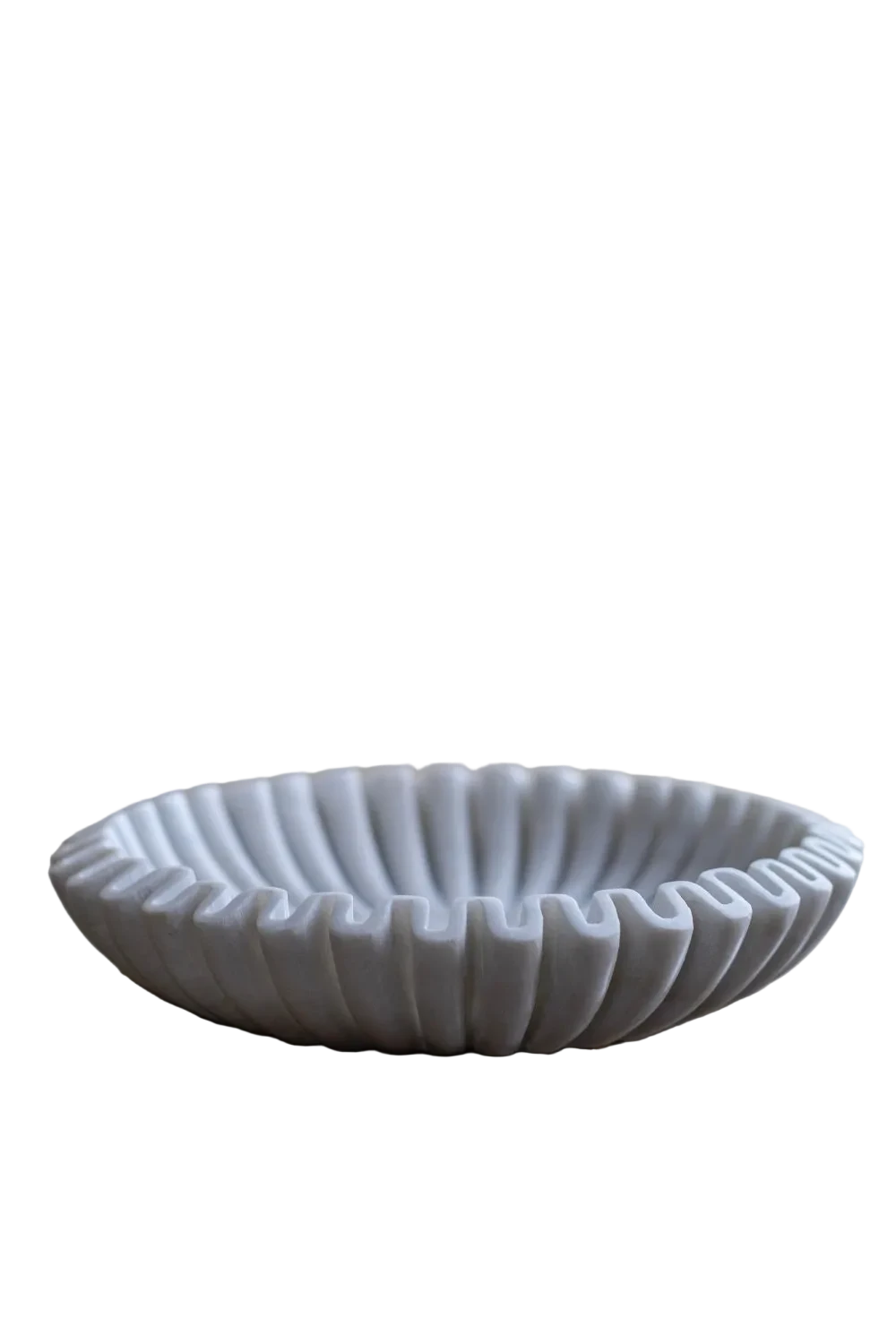 Marble Fluted Bowl