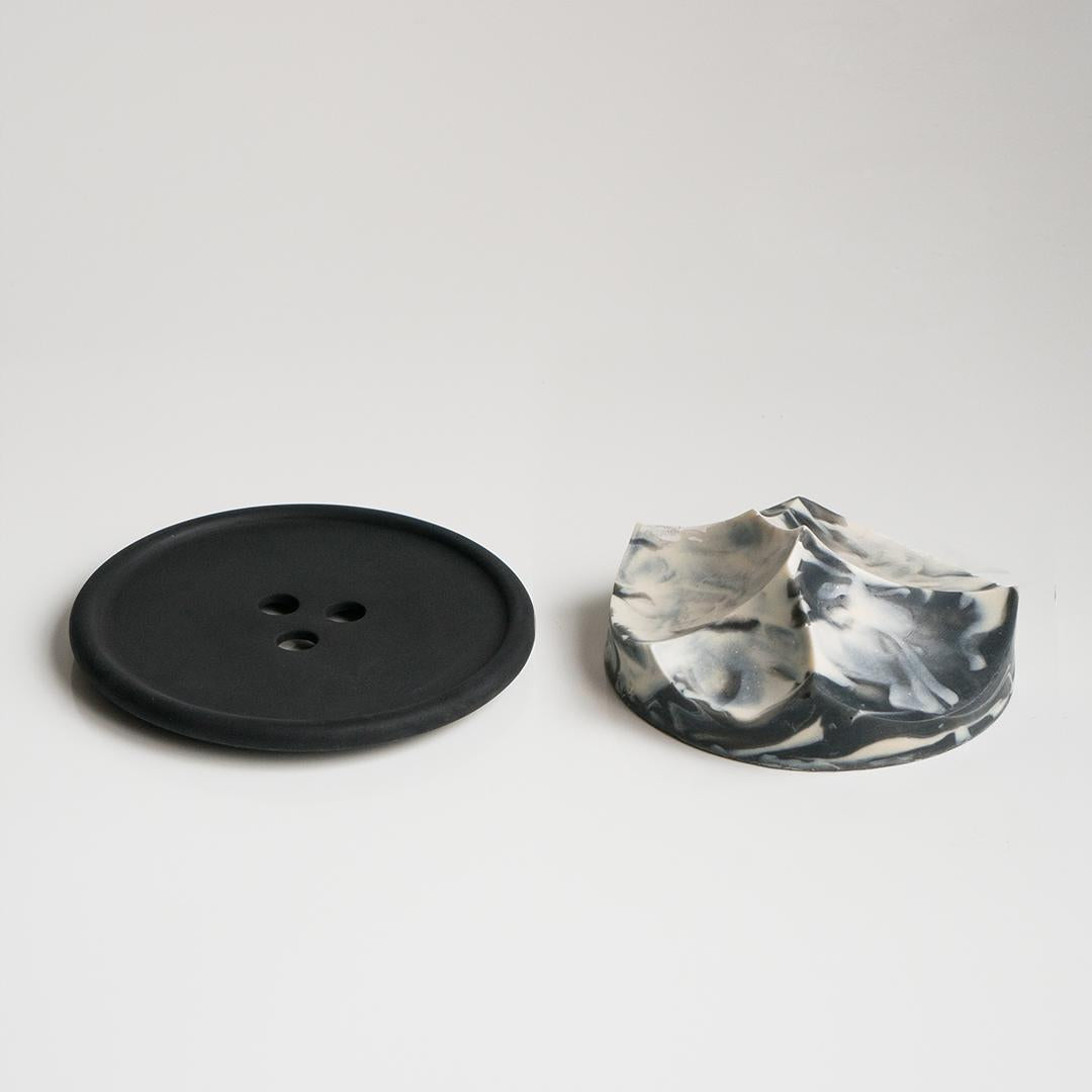 Jasmine Ylang Ylang Erode Soap on a UME Studio Bouton dish