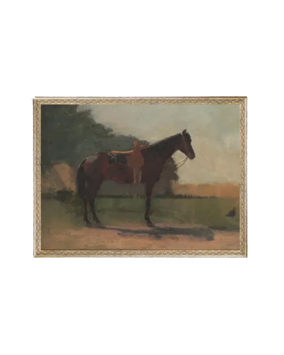 Petal Lane Home, Saddled Horse