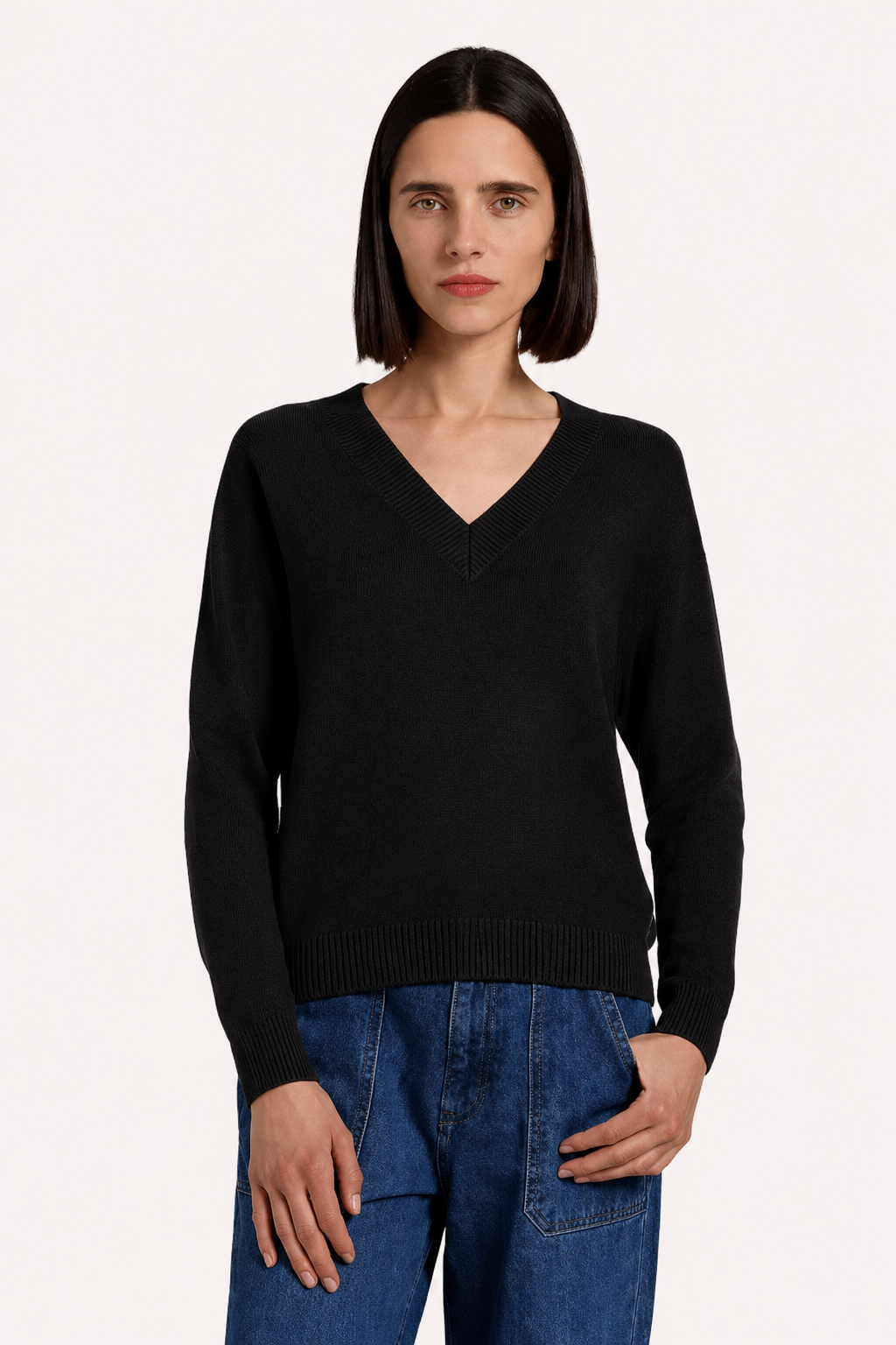 MR, Cashmere Shrunken V, TS