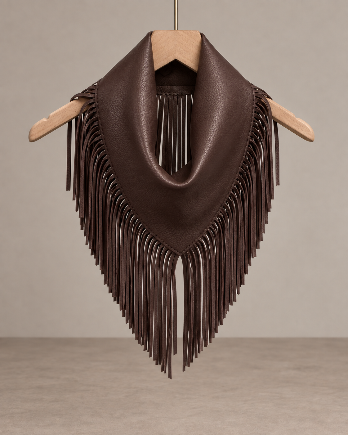 Sable Western, Leather Fringe Bandana