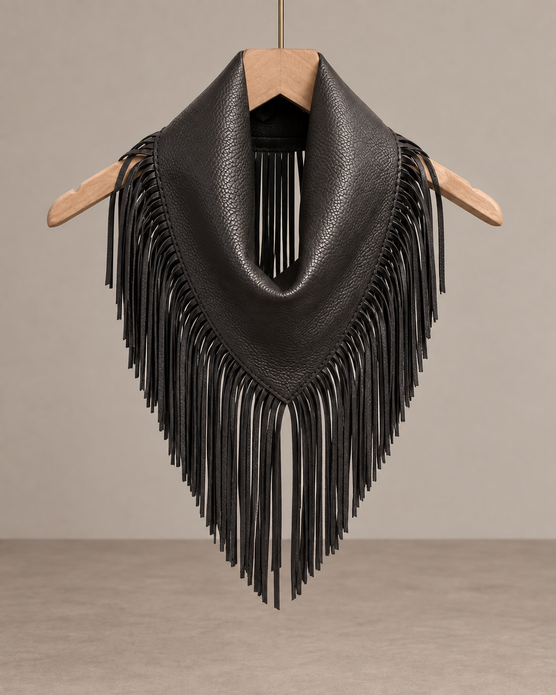 Sable Western, Leather Fringe Bandana