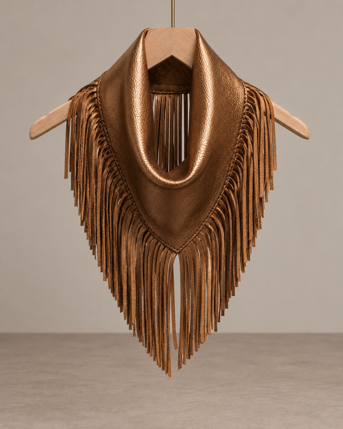 Sable Western, Leather Fringe Bandana