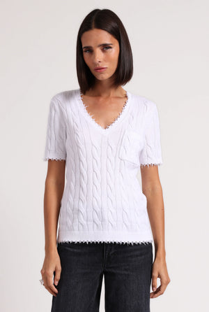 Cotton Frayed Tee