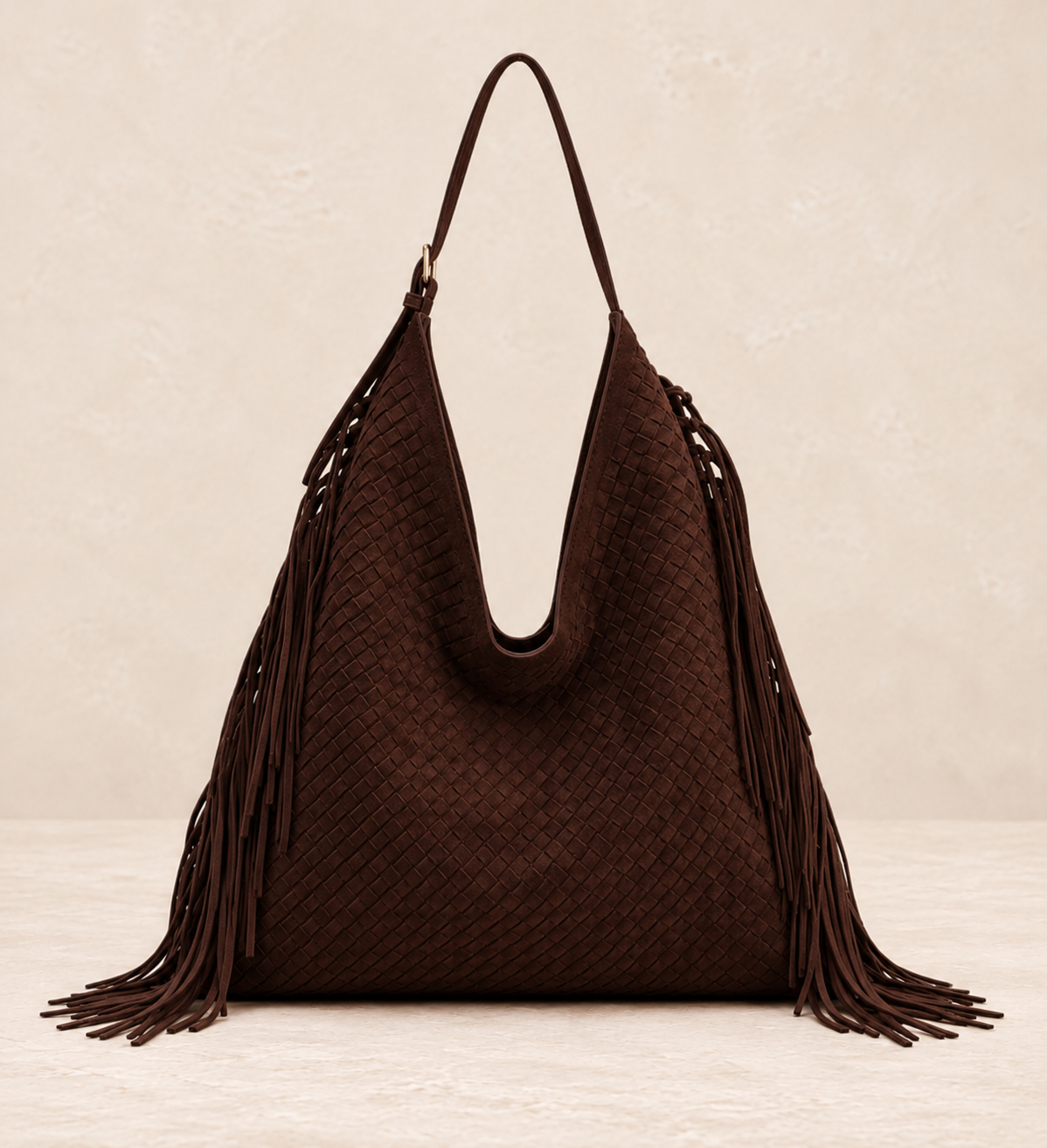Woven Fringe Tote