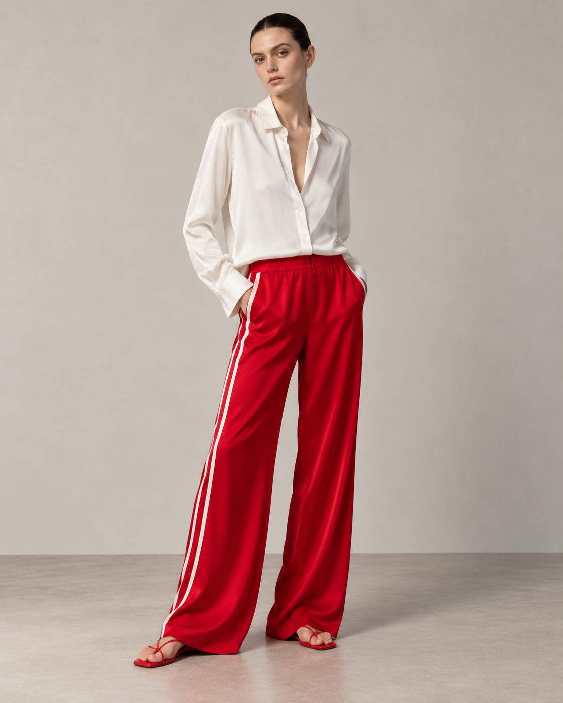 Silk Track Pant