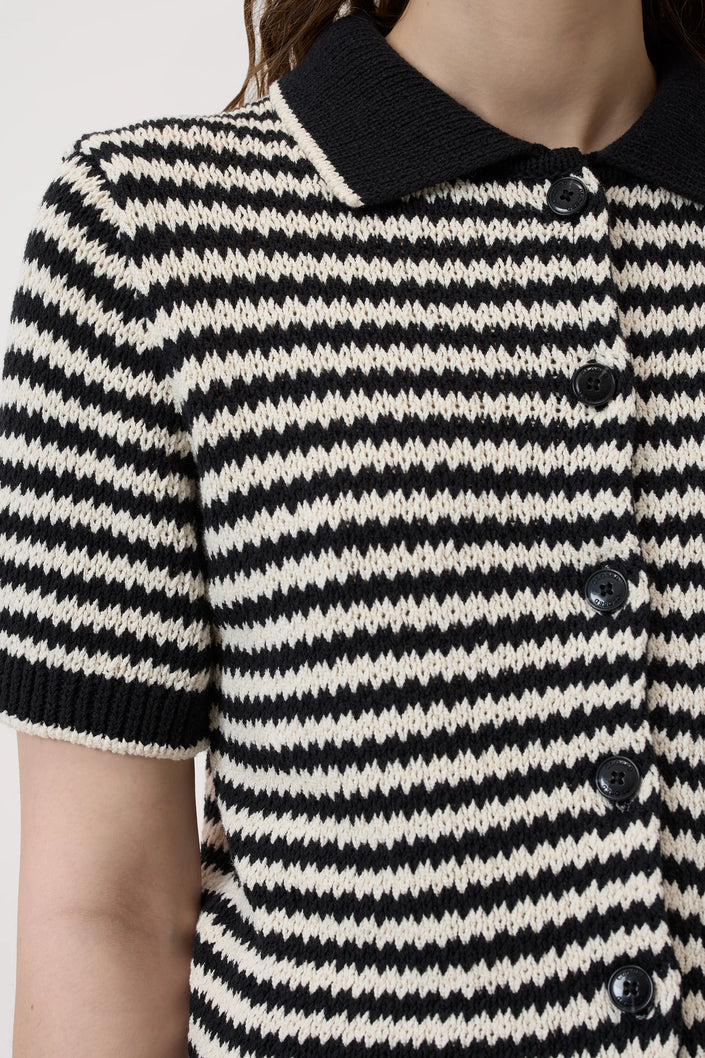 Sarah - Polo Cardigan
