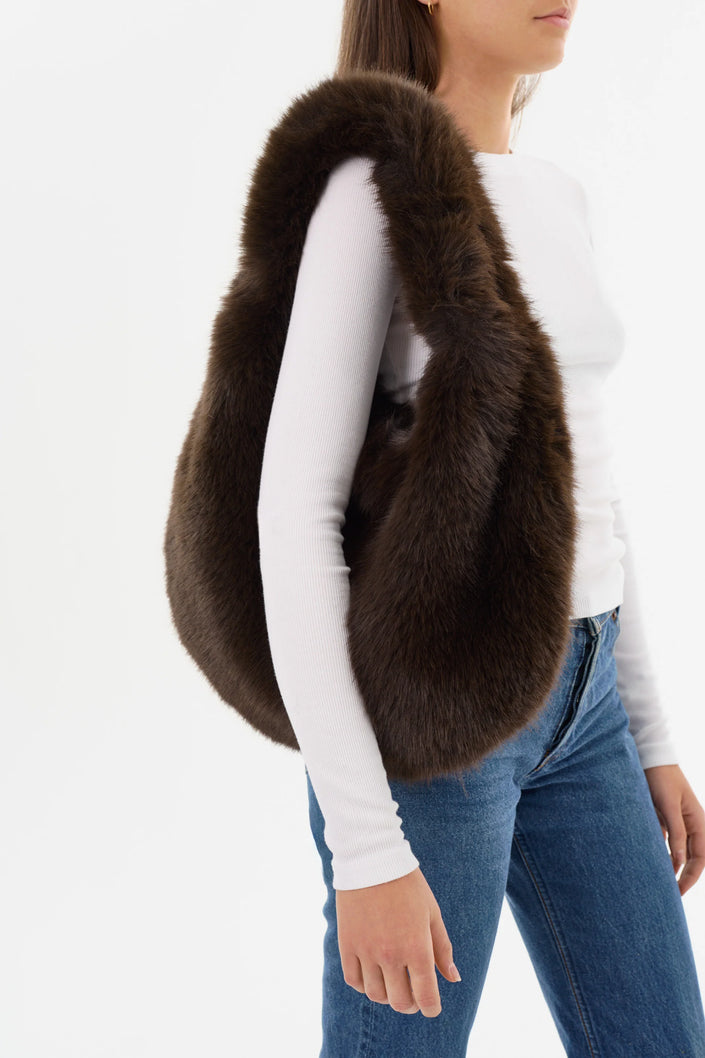 Lamarque, Bonnie Faux Fur Bag