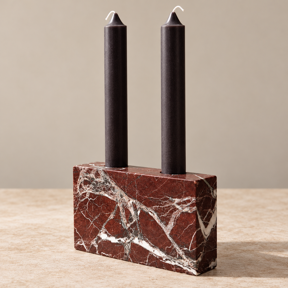 Stone Candle Holder