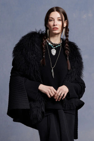 Minnie Rose, Mongolian Fur Cape