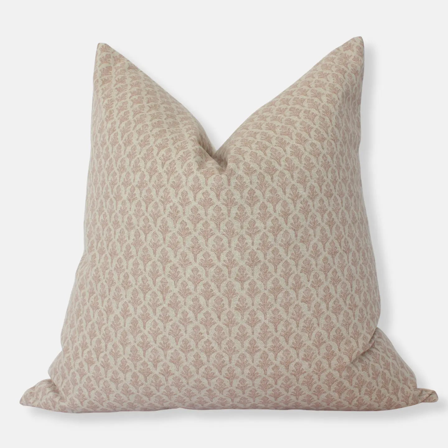 Textileish, Neutral Floral Pillow