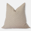 Textileish, Neutral Floral Pillow