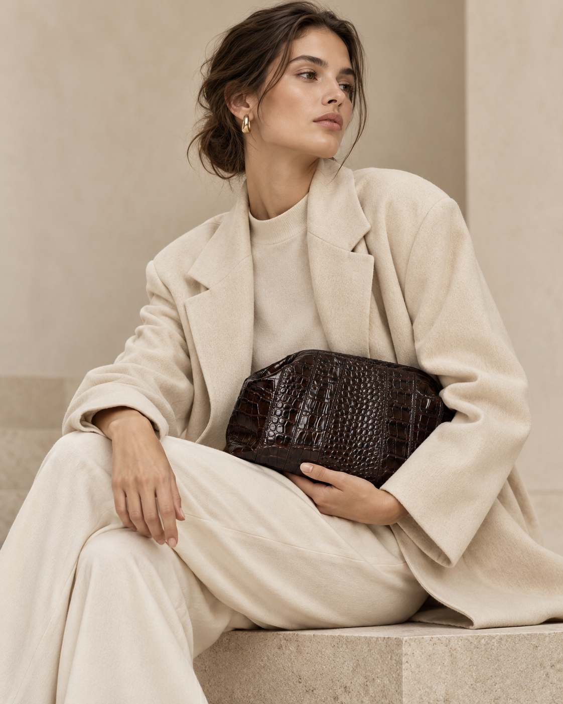 Cate Croc Clutch
