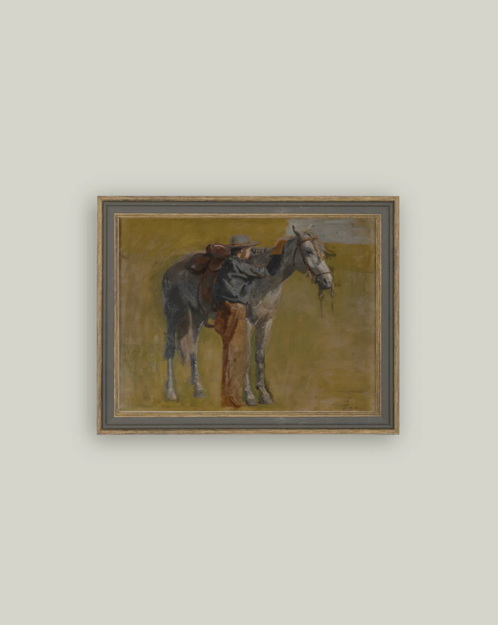 Petal Lane Home, Study for Cowboys