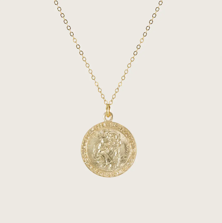 Out of Office, Saint Christopher Necklace