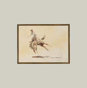 Petal Lane, Bucking Rider 32 x 24