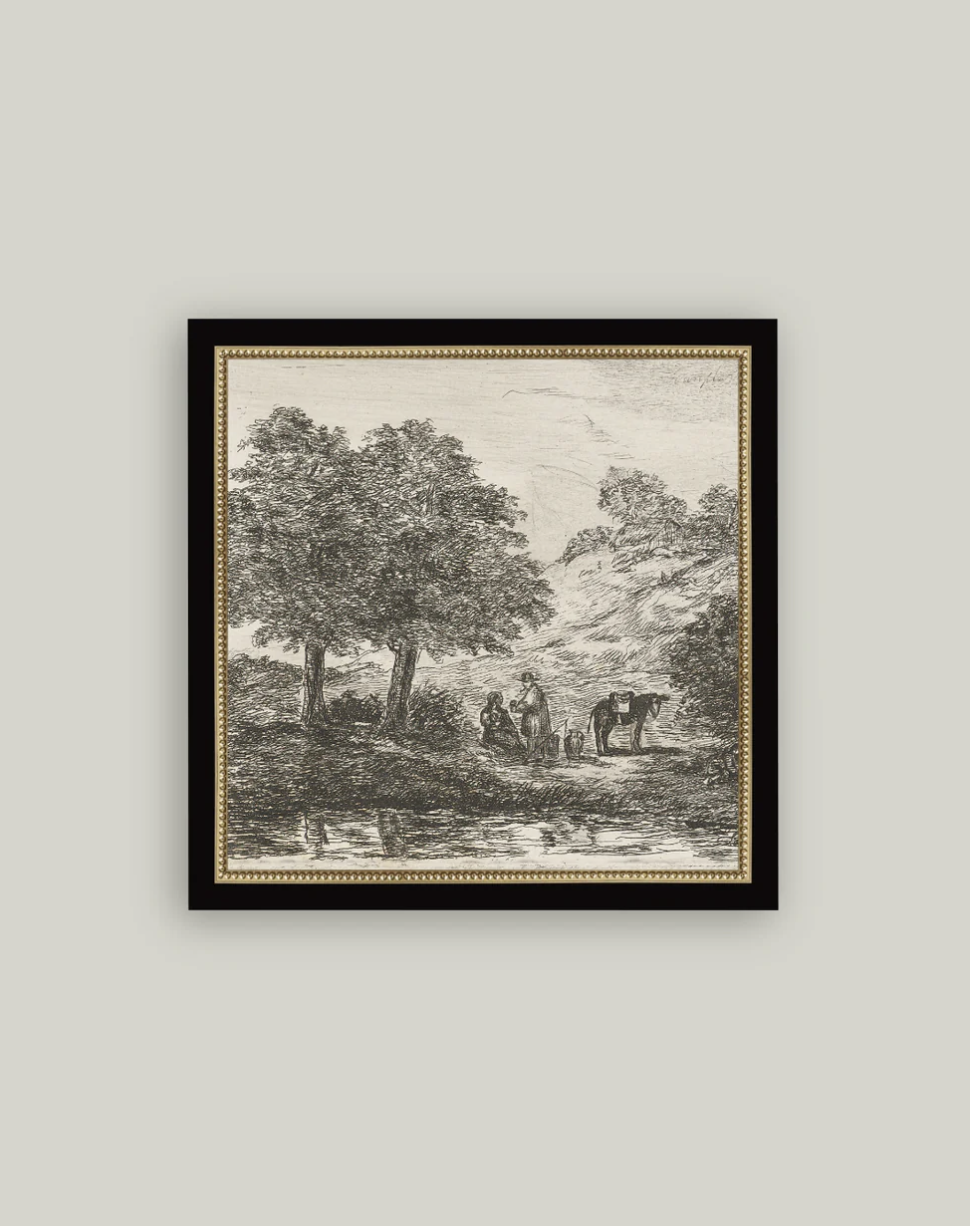 Petal Lane Home, Landscape with Family Tree