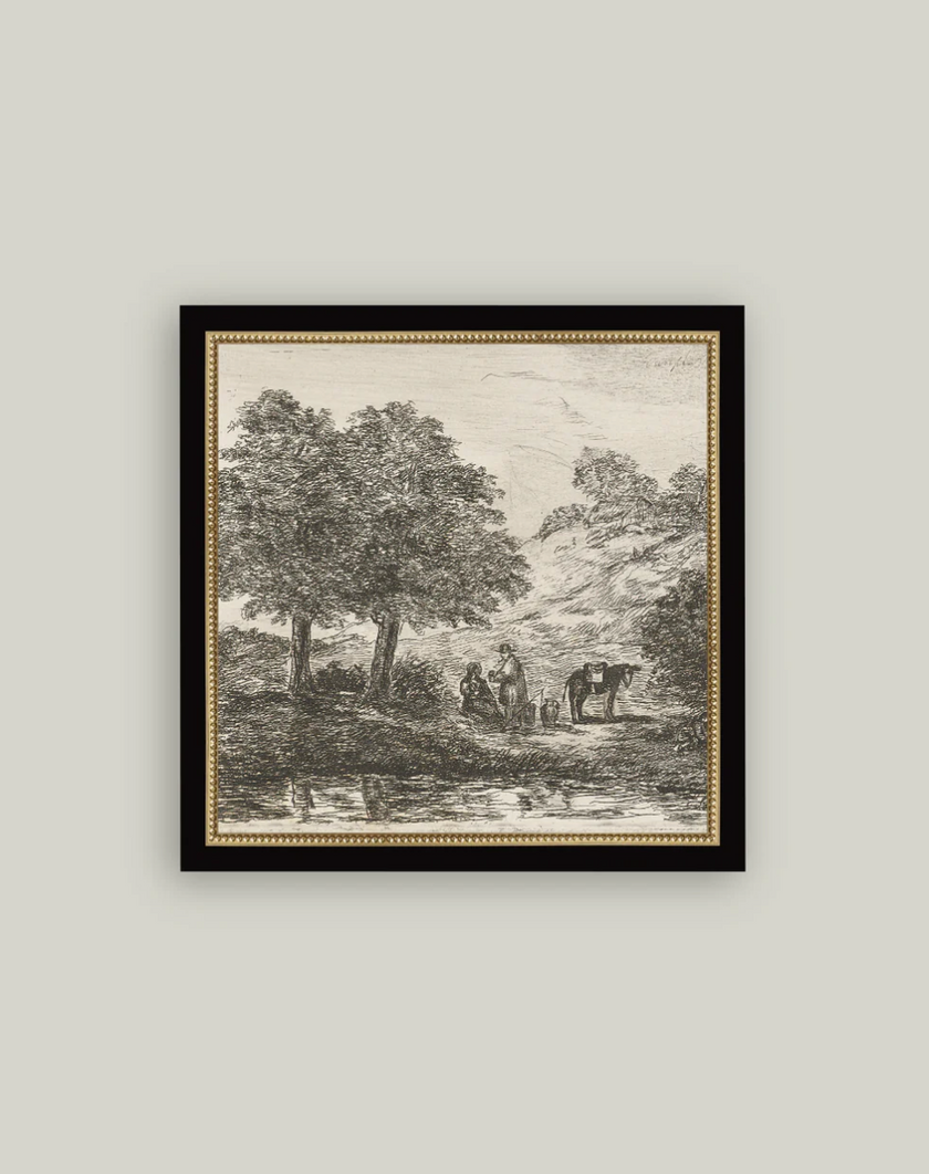 Petal Lane Home, Landscape with Family Tree