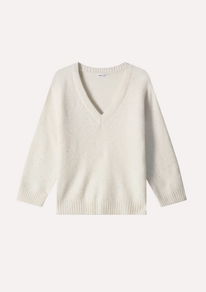 Minnie Rose, Sparkle Cashmere 3/4 Sleeve