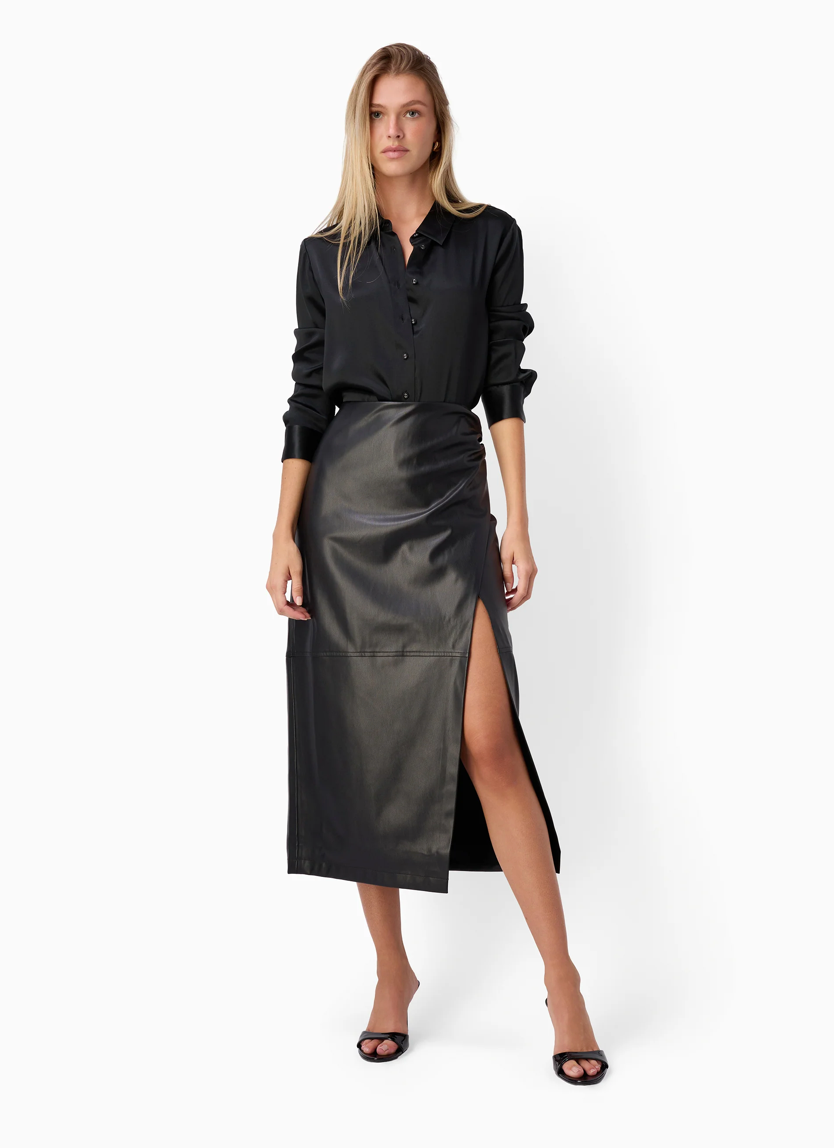 Cami NYC, Lorena Vegan Leather Skirt