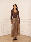 Choklate Paris, Sequin Pleated Skirt