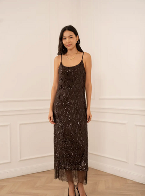 Choklate Paris, Sequin + Lace Dress