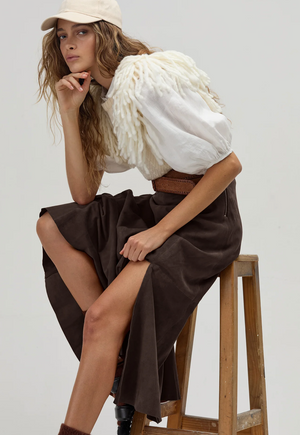 Lanhtropy, Alamo Suede Skirt