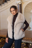 Choklate Paris, Sleeveless Faux Fur Jacket
