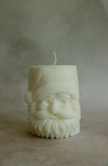 Verba Candle Co., Santa Pillar Candle