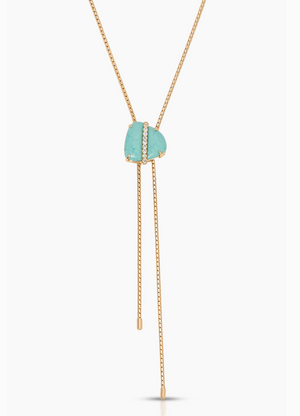 Ettika, Turquoise Bolo Necklace