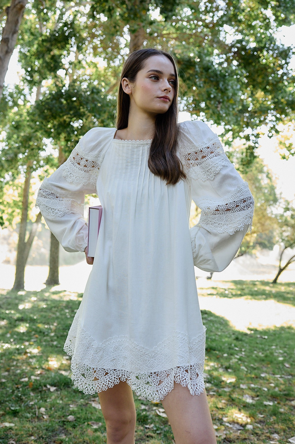 le field, Long Sleeve Mini Dress