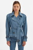 Lamarque, Denim Trench Jacket