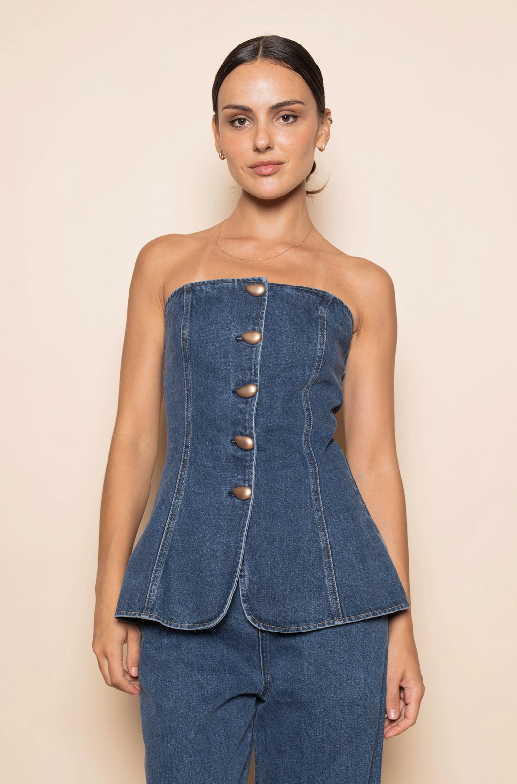 le field, Sloane Strapless Top
