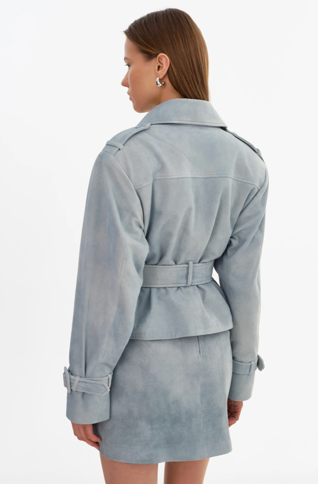 Lamarque, Dhana Suede Short Trench Coat