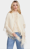 Minnie Rose, Cashmere Fringe Shawl